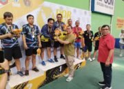 Tenis Meja PWI Kalsel Raih Medali Emas Ganda Perorangan U-41 Up Porwanas XIV 2024