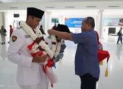 Kedatangan Anggota Paskibraka Nasional Disambut Plh Asisten Pemkesra Setda Kalteng