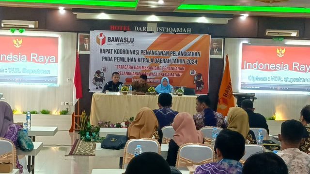 Bawaslu HST Adakan Rakor Penanganan Pelanggaran Pilkada 2024