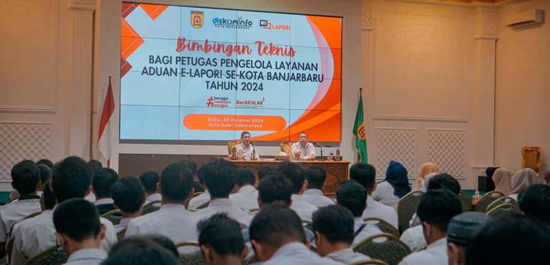 Kompetensi Admin SP4N-LAPOR Ditingkatkan Bimtek Oleh Diskominfo Banjarbaru 1 10 BJB2