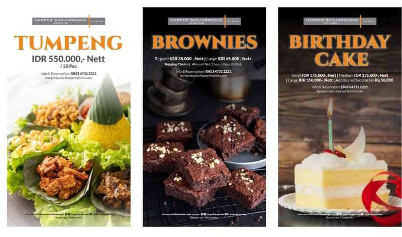 Tiga Menu Spesial Harper Banjarmasin Siap Jadi Hidangan Setiap Acara 1 Hal 9 3 Klm Harper menu