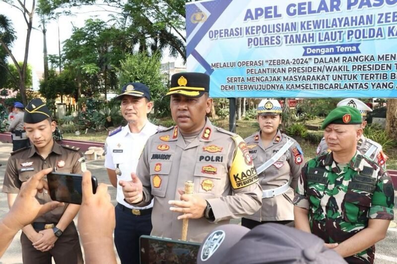 Kapolres Tanah Laut Pimpin Apel Gelar Pasukan Operasi Zebra Intan-2024 1 IMG 20241014 WA0018 e1728880413637