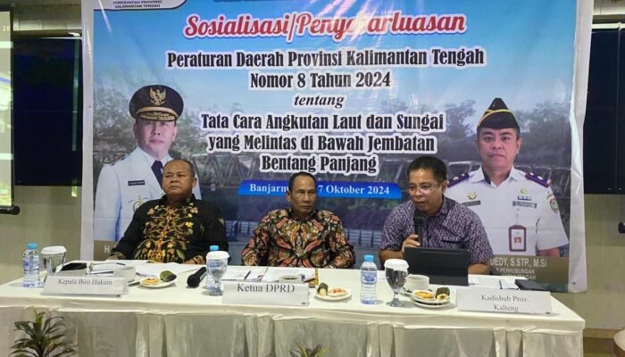 Dinas Perhubungan Kalteng Sosialisasi Perda Nomor 8 Tahun 2024