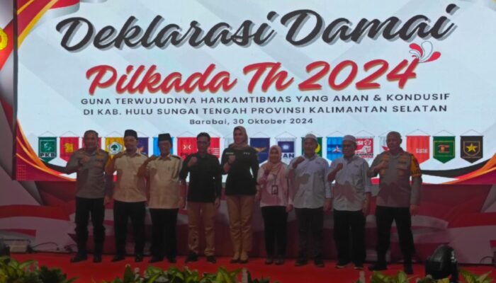 Polda Kalsel Inisiasi Deklarasi Pilkada Damai di HST