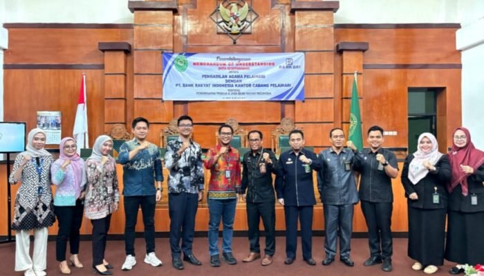 BRI Pleihari Tandatangani MoU dengan Pengadilan Agama Pelaihari