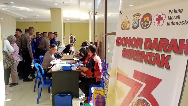 Peringati HUT Humas Polri ke-73, Ada Gelaran Donor Darah Bersama 1 hAL 10 3 kLM bjb 2 13