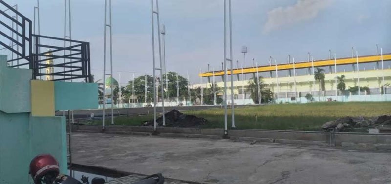 Dispora Bangun Lapangan Mini Soccer di Komplek SKB Mulawarman 1 13 2klm lapangan Mini soccer jpg