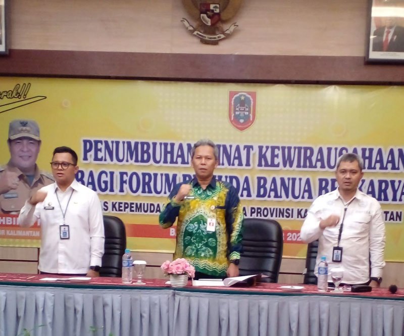 Dispora Kalsel gelar Penumbuhan minat Kewirausahaan Pemuda 1 13 3klm Plt Kadispora jpg 2
