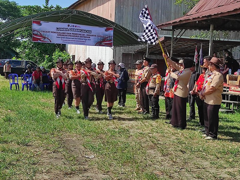 Peringati Hari Pahlawan, Kwarcab Katingan 1508 Gelar Lomba Gerak Jalan Pramuka se - Katingan 1 15 katingan 8