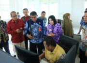 Pejabat Pemko Banjarbaru Terkesan Melihat Kemegahan Perpustakaan Pal6