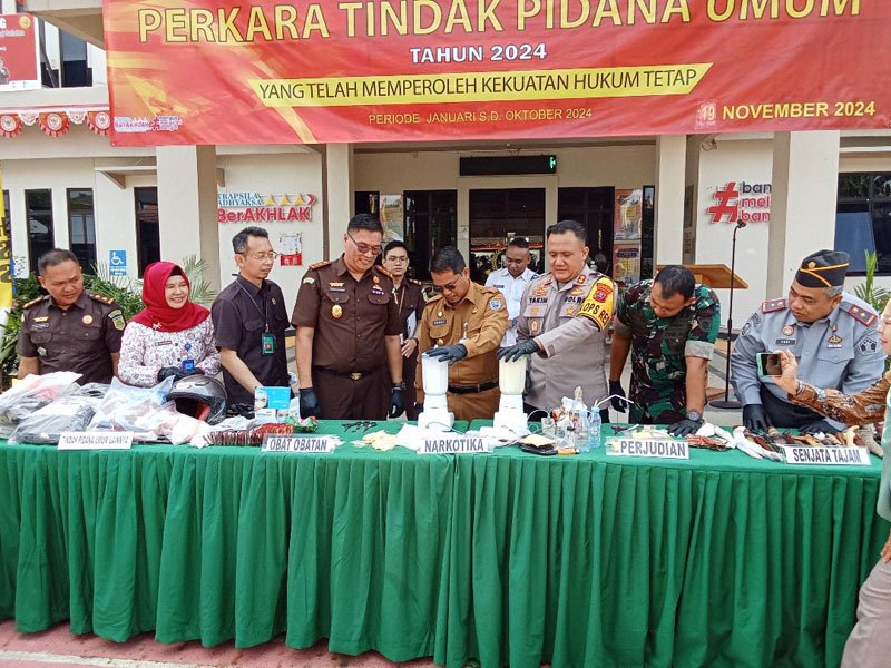 Apresiasi Pemusnahan Ratusan Barbuk Pidana Umum 1 Hal 12 HSS 1 3 klm 16