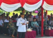 Apel pengamanan TPS, Pjs Bupati Balangan Serahkan Personil Linmas 25 Apel pengamanan TPS, Pjs Bupati Balangan Serahkan Personil Linmas