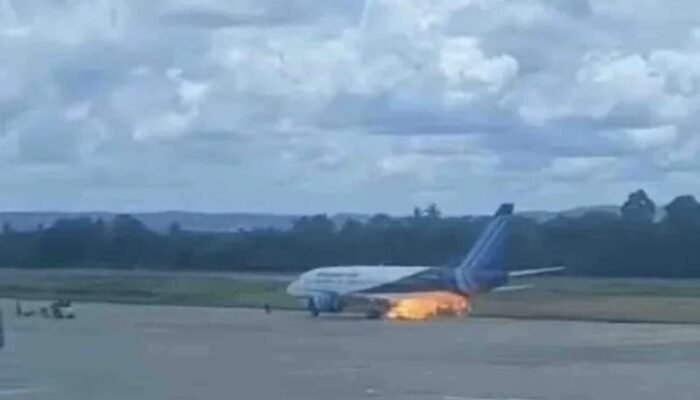 Pesawat Trigana Air Keluarkan Api, tak Ada Korban Jiwa
