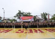 Polres HST Apel Pengeseran Pasukan Pengamanan TPS 29 Polres HST Apel Pengeseran Pasukan Pengamanan TPS