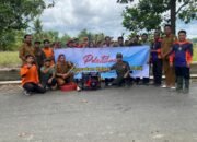 Linmas Layap Dibelali Penggunaan Mesin Alkon 8 Linmas Layap Dibelali Penggunaan Mesin Alkon