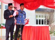 Sekda Irup Upacara Bela Negara ke 76 di Kotabaru