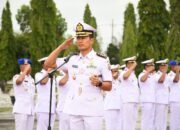 Sambut Hari Armada RI Tahun 2024, Lanal Banjarmasin Gelar Ziarah Rombongan di TMP Bumi Kencana