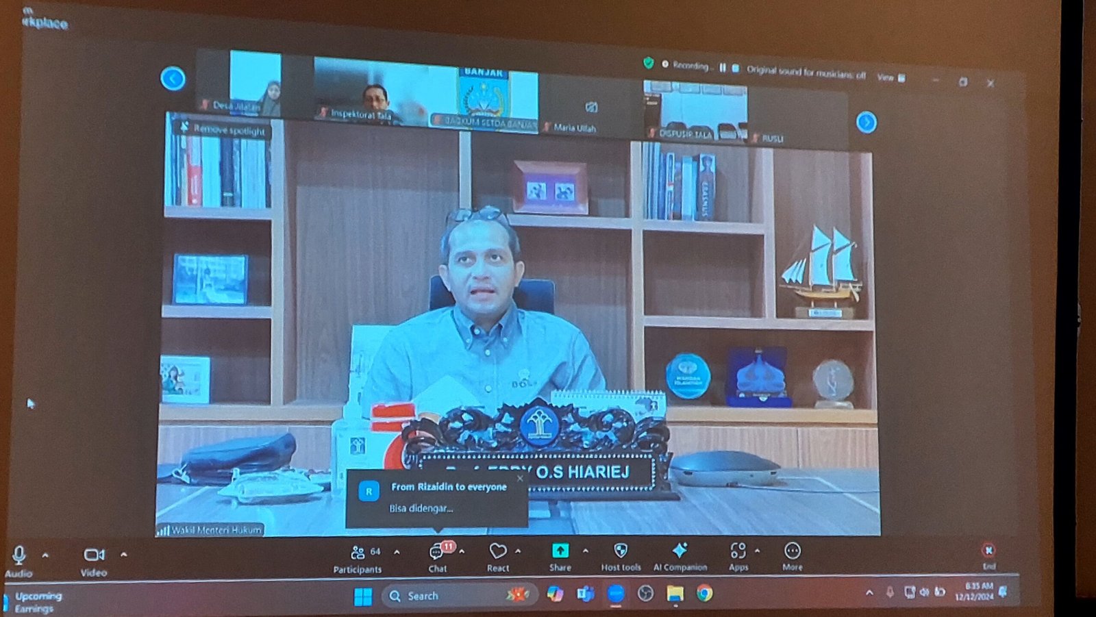 Wakil Menteri Hukum Apresiasi Inisiatif Pemda Tanah Laut dalam Sosialisasi KUHP Nasional Melalui Kuliah Umum 1 IMG 20241214 WA0061 scaled