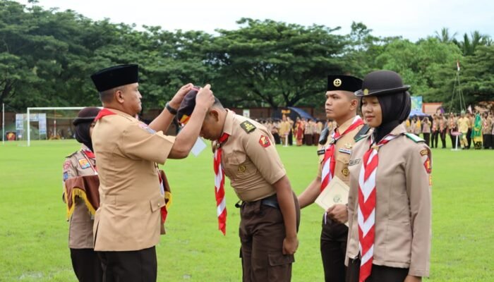 Wakapolda Kalsel Buka Perkemahan Bhakti Saka Bhayangkara 2024 di HSS