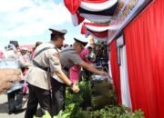 Kapolda Resmikan Water Fountain di SPN Polda Kalsel