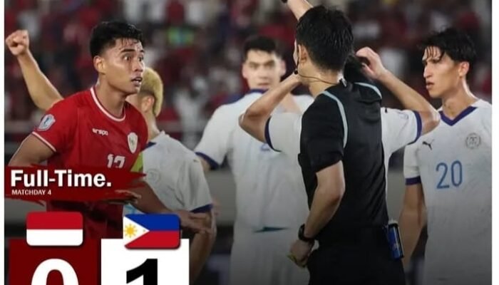 Indonesia Gagal Lolos ke Semifinal Usai Dipermalukan Filipina 0-1 di Piala AFF 2024