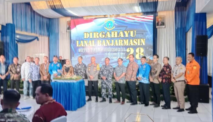Lanal Banjarmasin Gelar Syukuran HUT ke-28