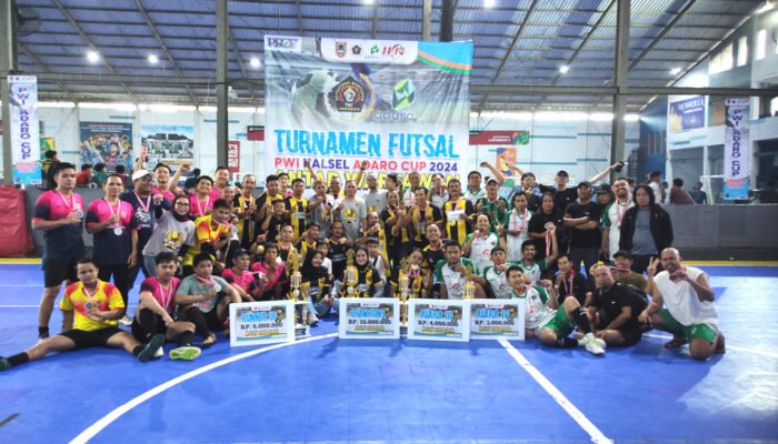 Turnamen Futsal PWI Kalsel Adaro Cup 2024: Wujudkan Prestasi Berkelanjutan dan Persiapan Atlet Porwanas