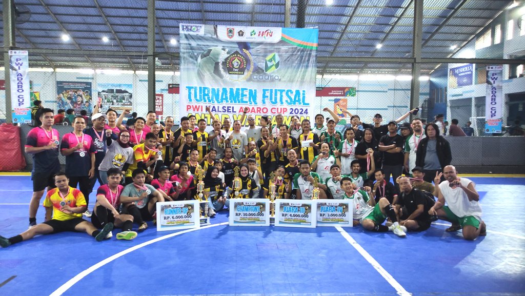 Turnamen Futsal PWI Kalsel Adaro Cup 2024: Wujudkan Prestasi Berkelanjutan dan Persiapan Atlet Porwanas 1 IMG 20241222 171028