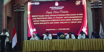 Hari Ini, KPU Banjarmasin Tetapkan Pemenang Pilwali 1 kpu