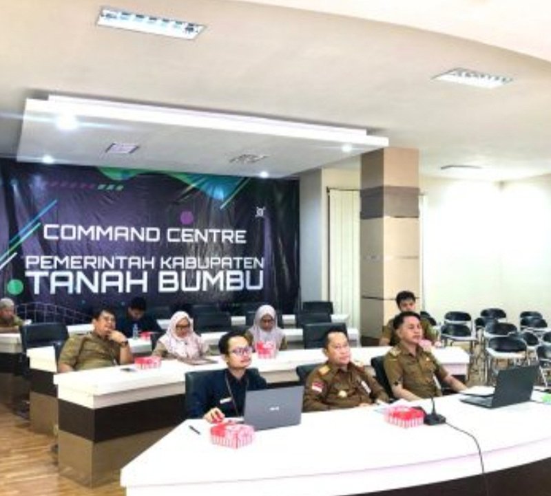 Rapat Pengendalian Inflasi Daerah Secara Virtual 1 Hal 12 Tanbu 35 klm 1