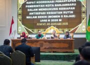 Pemko Banjarbaru Matangkan Persiapan Dukungan Peringatan 5 Rajab 1446 H