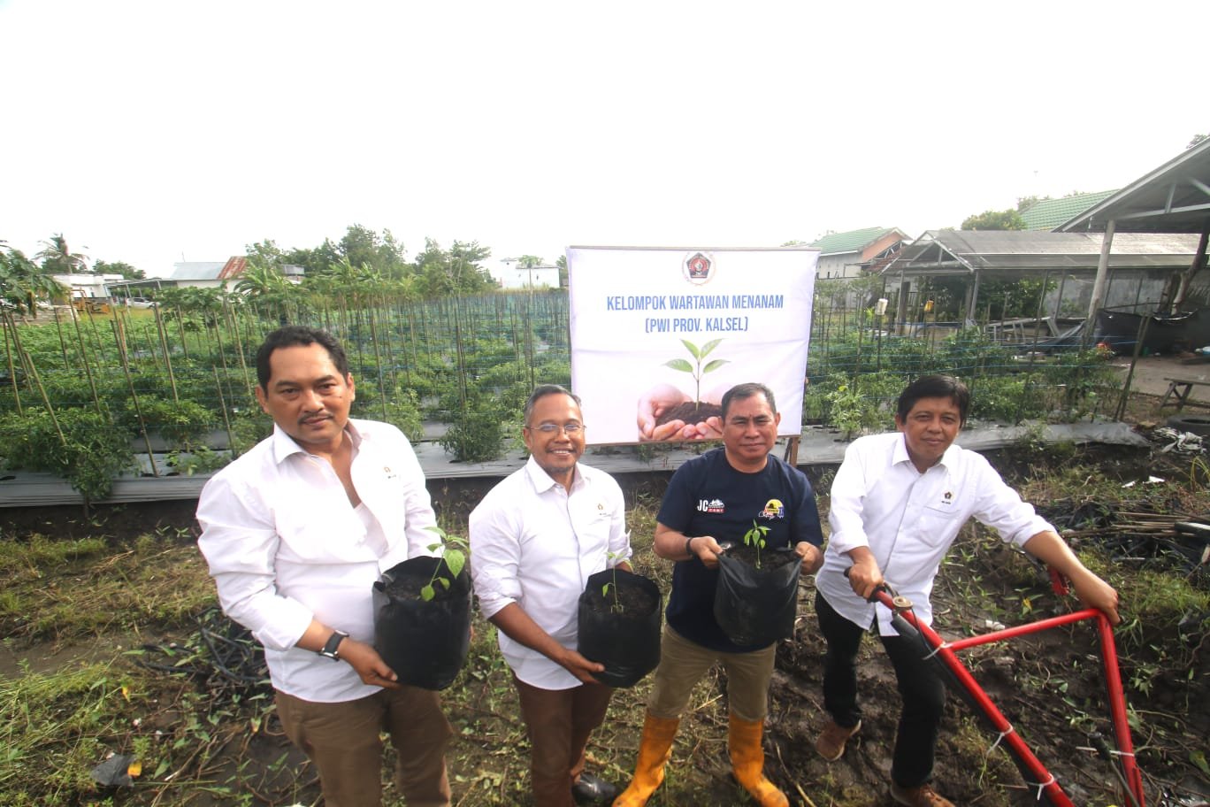 PWI Kalsel Luncurkan Kelompok Wartawan Menanam, Jadikan Cabe jadi Tanaman Utama di Kebun Wartawan 1 IMG 20250103 WA0015