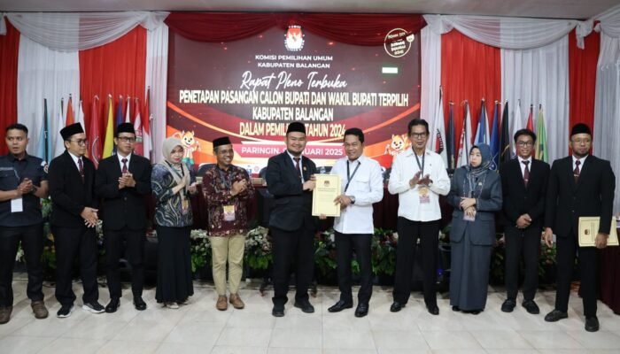 Paslon Bupati dan Wakil Bupati Balangan Terpilih Ditetapkan