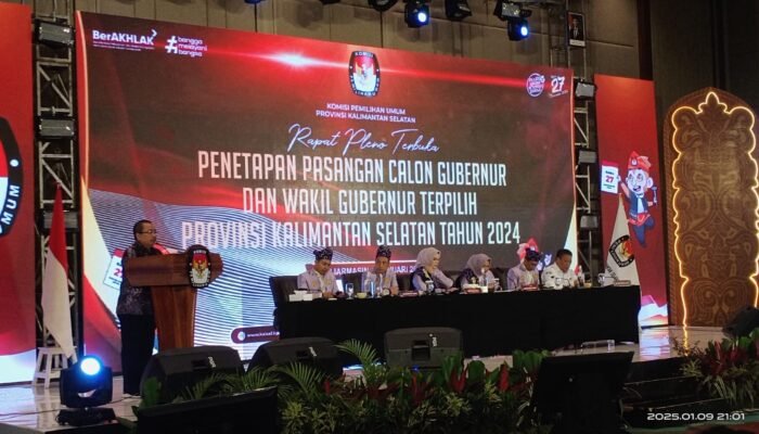 Muhidin – Hasnur Resmi Ditetapkan jadi Paslon Terpilih Pilgub Kalsel 2024