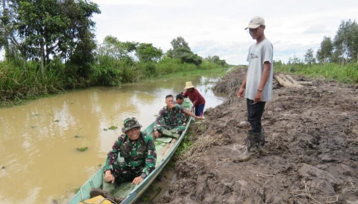 Dandim 1010/Tapin Tinjau Progres Perluasan Sawah di Desa Binderang