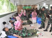 Donor Darah HUT Persit KCK Kumpulkan 100 Kantong Darah