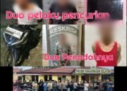 Dua Tersangka Pencuri Rumah Kosong Bersama Penadahnya Dibekuk