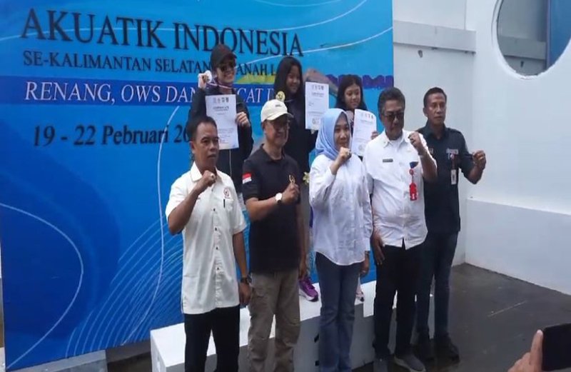 Akuatik Indonesia Kalsel gelar Kejurprov Renang 2025 di Pelaihari 1 08 3klm hj haryatie jpg