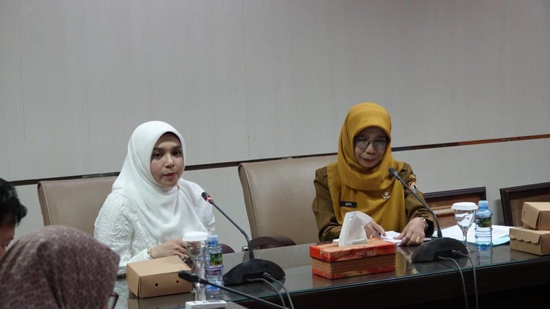 1 35 klm Kontrak Pemprov 25 Ny Ellyana Trisya pimpin rapat pelantikan TP PKK