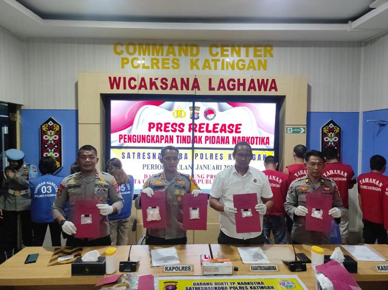 Polres Katingan Ungkap Kasus Narkoba Bulan Januari 2025 dan Terbitkan DPO Pelaku Narkoba. 1 10 katingan 4