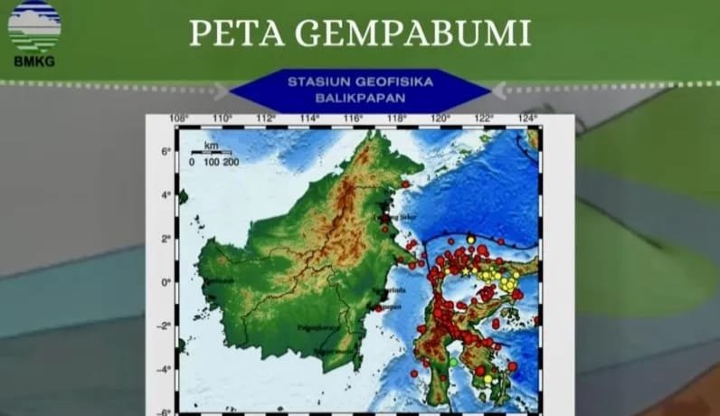 Selama Januari 2025, Tercatat 10 Gempa Guncang Kalimantan