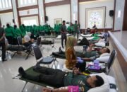 Peringati Hari Persit ke-79, Danrem 102/Pjg Laksanakan Donor Darah 16 Peringati Hari Persit ke-79, Danrem 102/Pjg Laksanakan Donor Darah