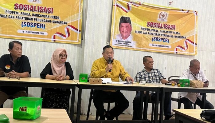 Prihatin Kalsel Masuk Jaringan Narkoba Internasional, Gusti Iskandar Sosialisasikan Perda No 8 Tahun 2023