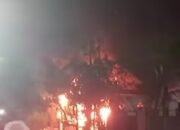 Rumah Pensiunan PNS Terbakar, Kerugian Diperkirakan Rp400 Juta