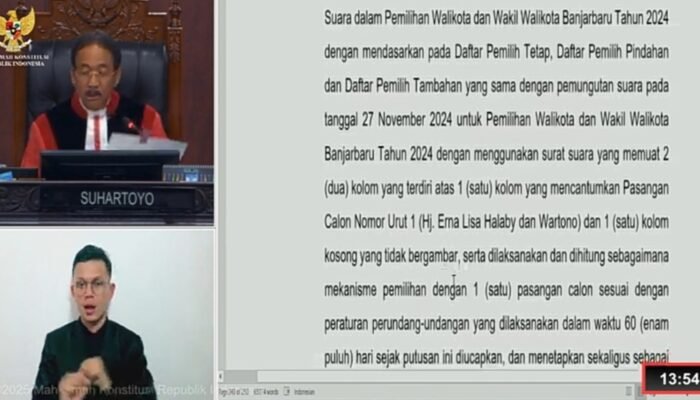 MK Putuskan PSU di Banjarbaru, KPU Kalsel Lakukan Supervisi