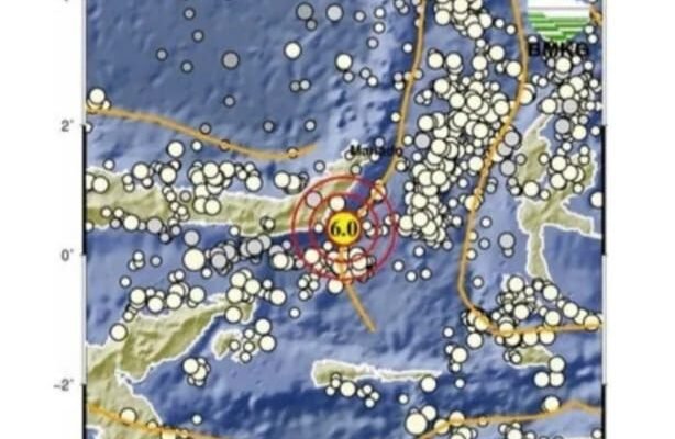 Kota Manado Diguncang Gempa 6,0 Rabu Pagi