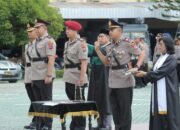 Polresta Banjarmasin Sertijab Tiga Perwira