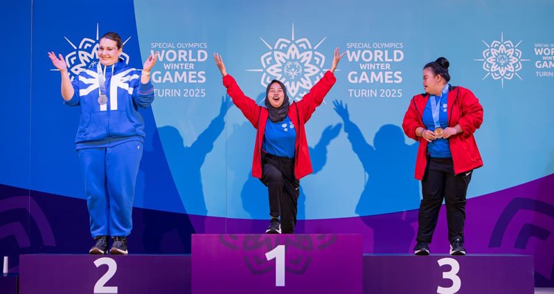 Atlet Spesial Olympics Banua Siti Naswa, Raih Emas di Turin, Italia 1 08 3klm siti naswa jpg