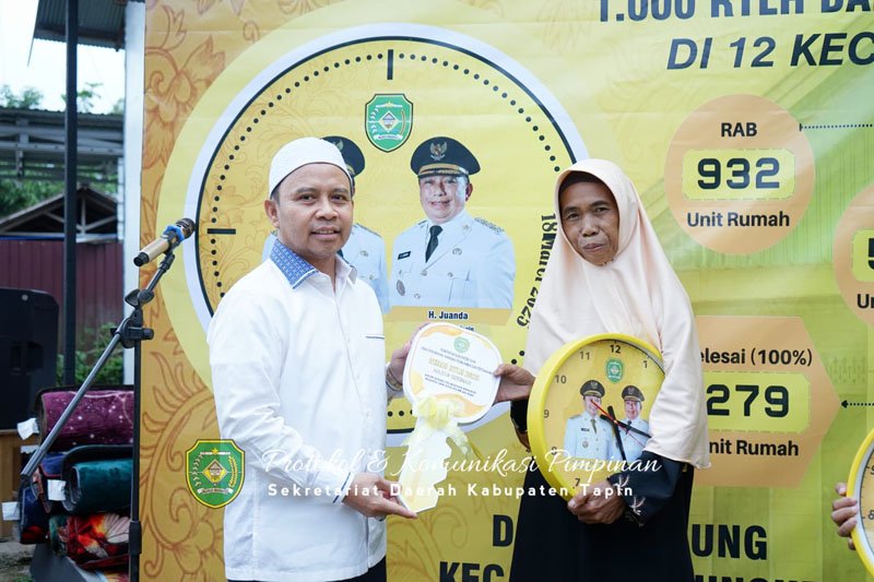 27 Hari Kerja Bupati Tapin Selesaikan 279 Unit Rumah 1 Hal 12 Tapin 35 klm 7