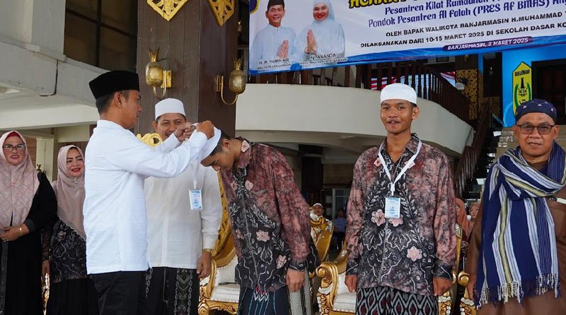 Wali Kota Yamin Lepas Ratusan Santri AL-Falah Untuk Kegiatan Pesantren Ramadhan 1 Hal 5 3 KLm KOntrak 1 3